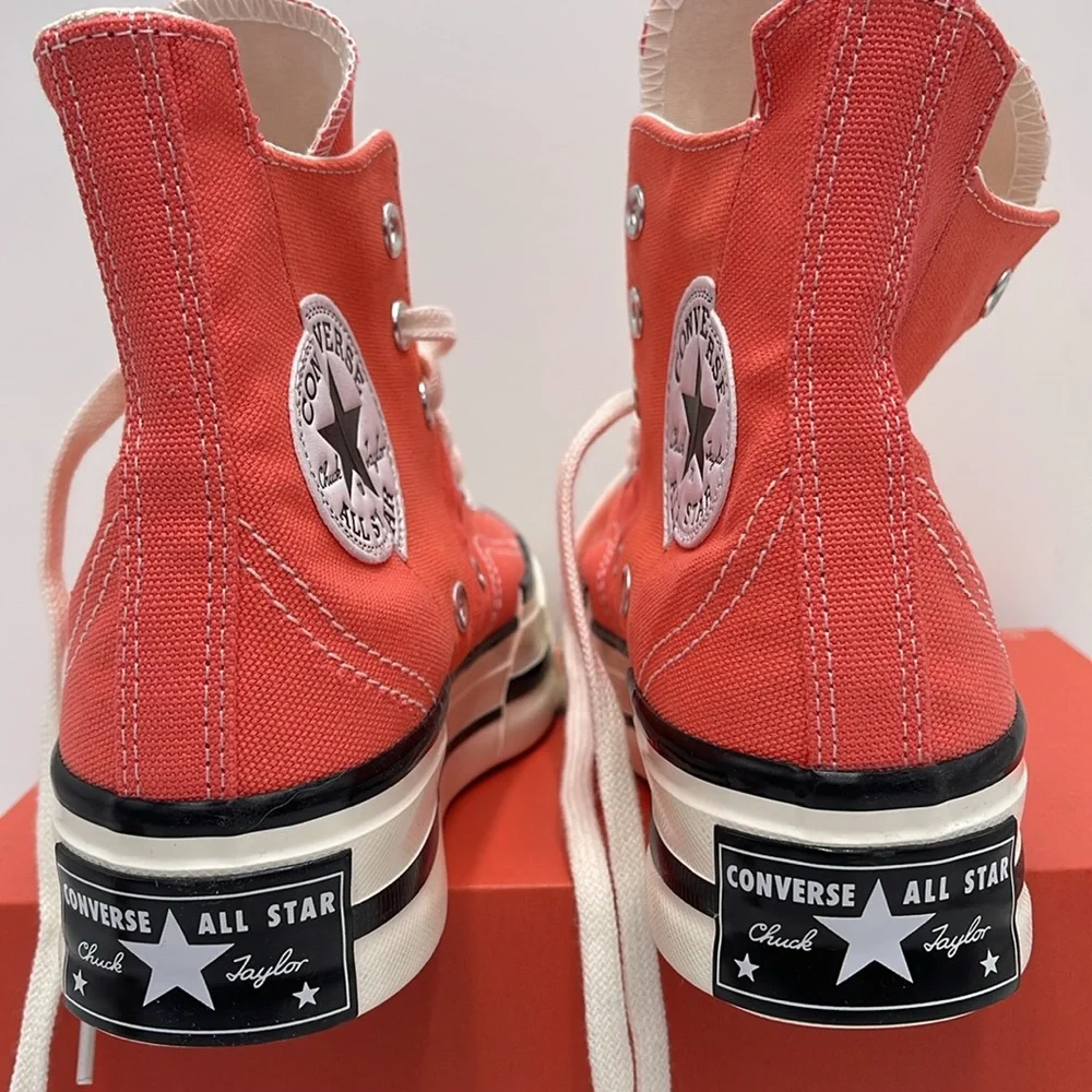 Converse WMNS CHUCK 70 PLUS HI WATERMELON SLUSHY/MHITE/BLACK A06432C Platforms